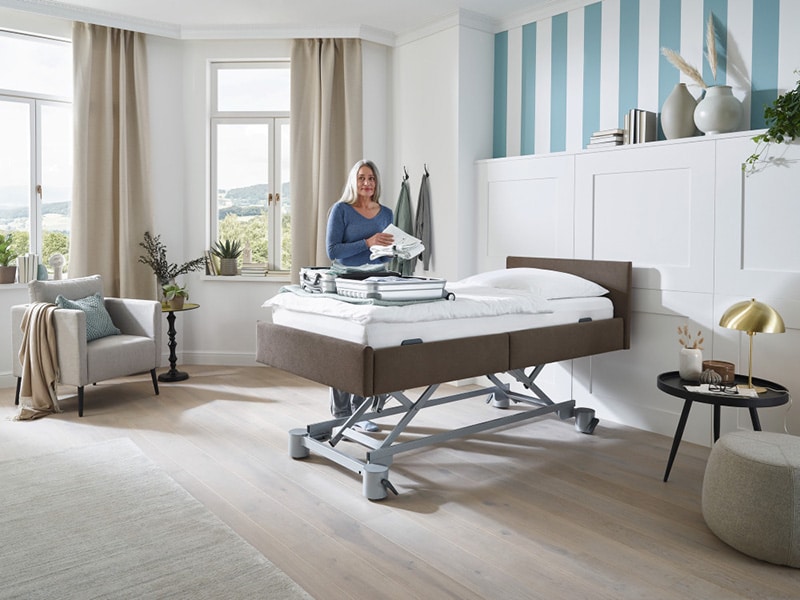 Komfort- und Pflegebett Silwa Libra Komfort Liftposition